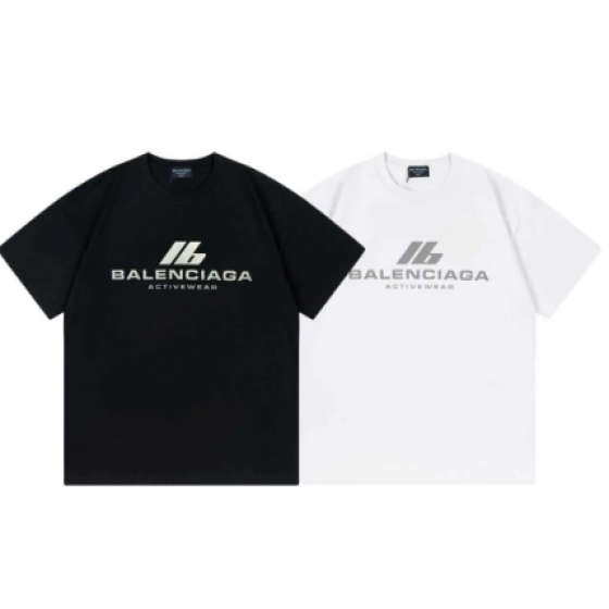 2025 Balenciaga Ib logo print short-sleeved T-shirt